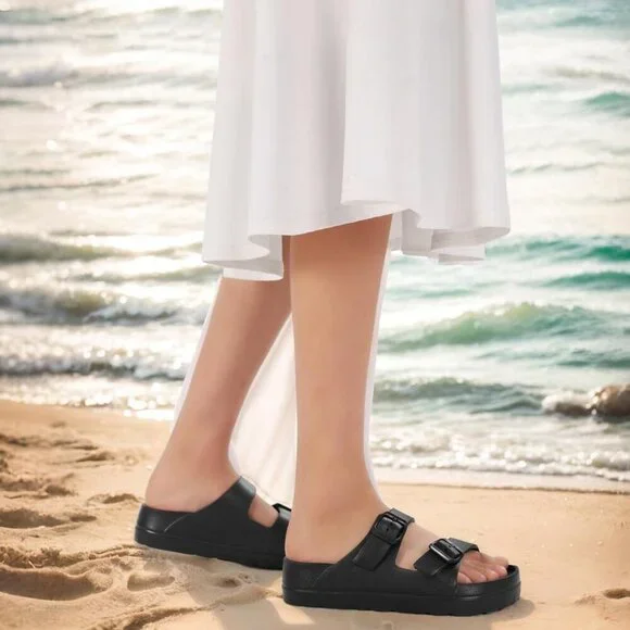 Womens Platform Sandals Beach Sandal Slides Woman - Picture 2 of 6